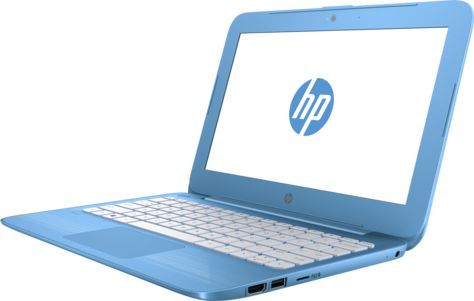 Ноутбук HP Stream 11-y008ur Celeron N3060/2Gb/eMMC32Gb/Intel HD Graphics 400/11.6"/HD (1366x768)/Windows 10 64/lt.blue/WiFi/BT/Cam