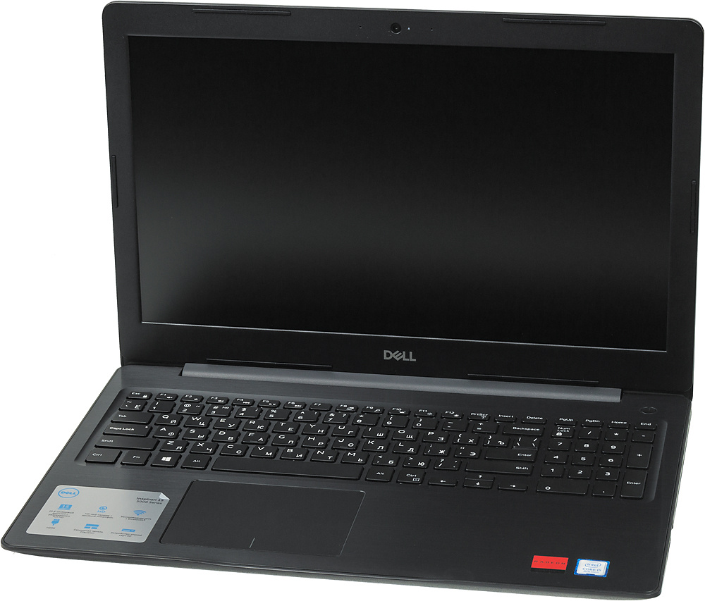Нoутбук Dell Inspiron 5570 Core i5 8250U/8Gb/SSD256Gb/DVD-RW/AMD Radeon 530 4Gb/15.6"/FHD (1920x1080)/Linux/black/WiFi/BT/Cam