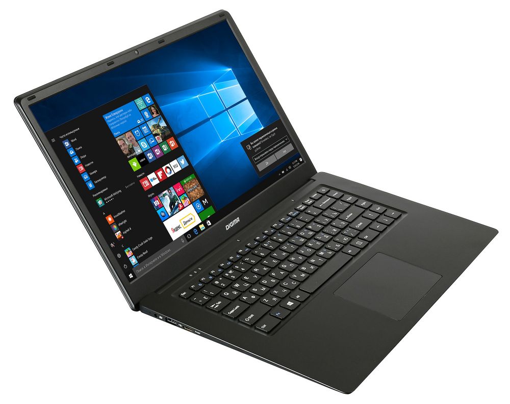 Ноутбук Digma CITI E603 Celeron N3350/4Gb/SSD32Gb/Intel HD Graphics 500/15.6"/IPS/FHD (1920x1080)/Windows 10 Home Multi Language 64/black/WiFi/BT/Cam/5000mAh