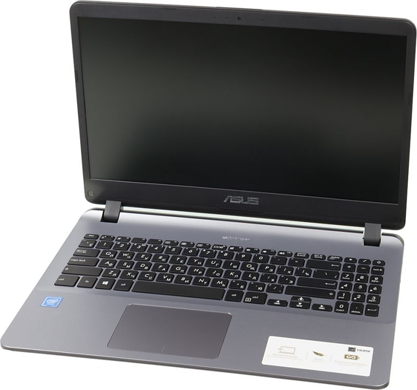 Нoутбук Asus X507MA-BR001T Celeron N4000/4Gb/500Gb/Intel UHD Graphics/15.6"/HD (1366x768)/Windows 10/grey/WiFi/BT/Cam