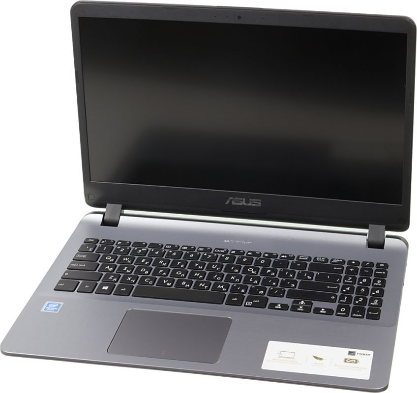 Ноутбук Asus X507MA-EJ057 Pentium Silver N5000/8Gb/SSD128Gb/Intel UHD Graphics 605/15.6"/FHD (1920x1080)/Endless/grey/WiFi/BT/Cam