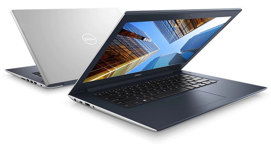 Ноутбук Dell Vostro 5471 Core i5 8250U/4Gb/1Tb/Intel UHD Graphics 620/14"/FHD (1920x1080)/Linux/silver/WiFi/BT/Cam