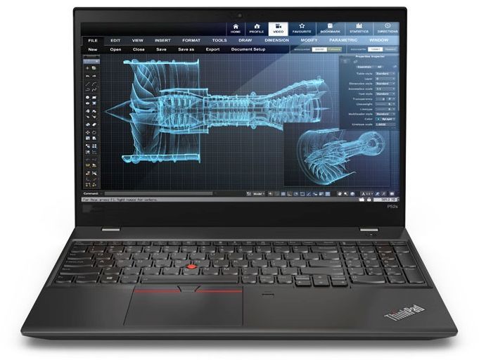 Нoутбук Lenovo ThinkPad P52s Core i7 8550U/16Gb/SSD512Gb/nVidia Quadro P500 2Gb/15.6"/IPS/FHD (1920x1080)/Windows 10 Professional/black/WiFi/BT/Cam