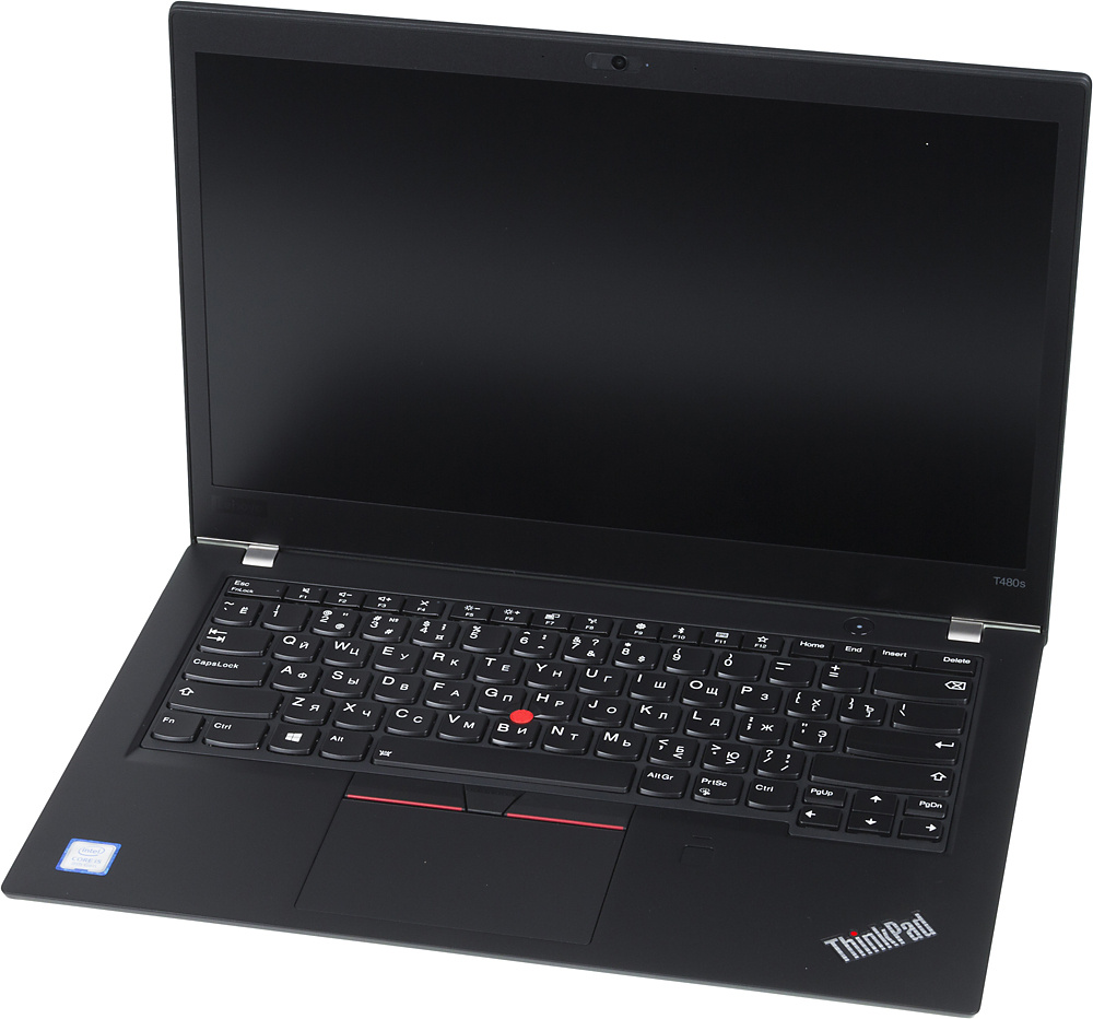 Нoутбук Lenovo ThinkPad T480s Core i5 8250U/8Gb/SSD256Gb/Intel UHD Graphics 620/14"/IPS/FHD (1920x1080)/Windows 10 Professional 64/black/WiFi/BT/Cam