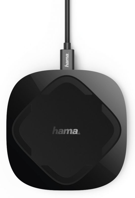 Беспроводное зар./устр. Hama QI-FC 5 1.0A универсальное кабель microUSB черный (00178975)