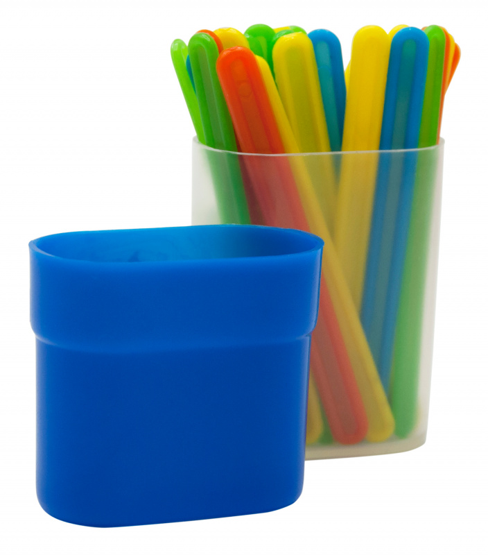 Счетные палочки Silwerhof 30шт пластик цв.ассорт. плас.пенал (Только Упаковками 10)