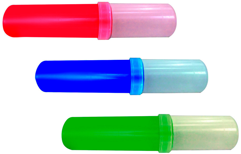 Пенал-тубус Silwerhof ассорти 1отд. 195х40мм пластик (Только Упаковками 40)