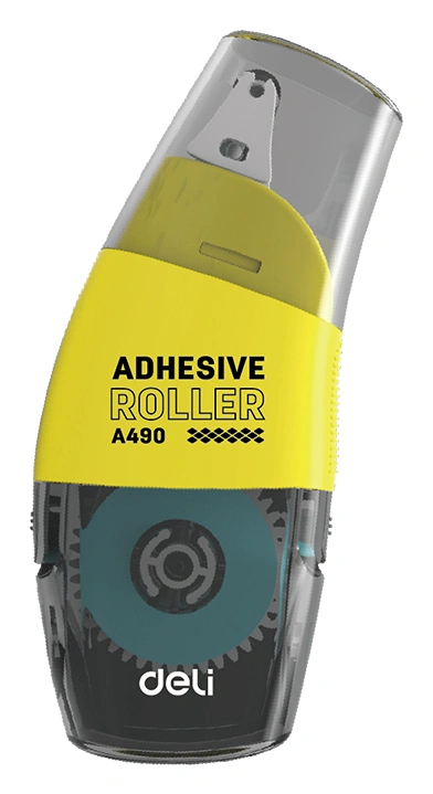 Клеющий роллер Deli EA49011 прозрачный блистер 6мм x 8м (Только Упаковками 12)