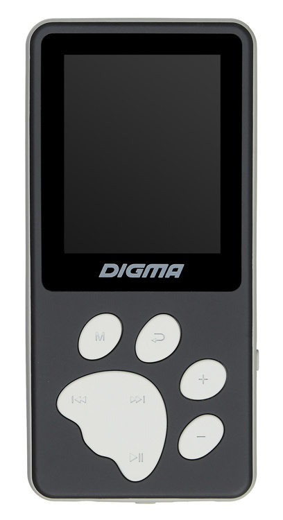 Плеер Hi-Fi Flash Digma S4 8Gb черный/серый/1.8