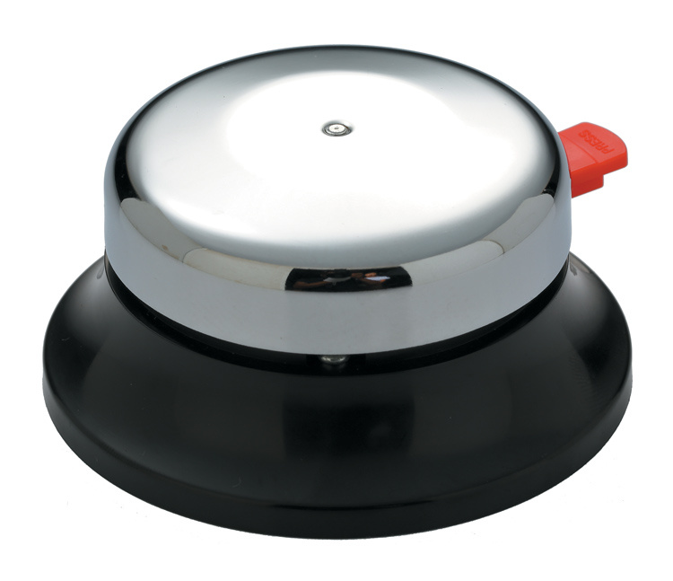 Звонок настольный Kw-Trio 03A08 хром металл