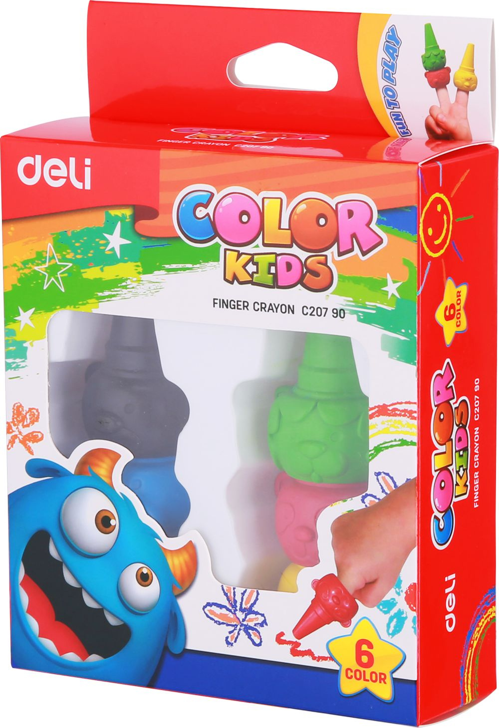 Восковые мелки Deli EC20790 Color Kids 6цв. картон.кор./европод. (Только Упаковками 24)