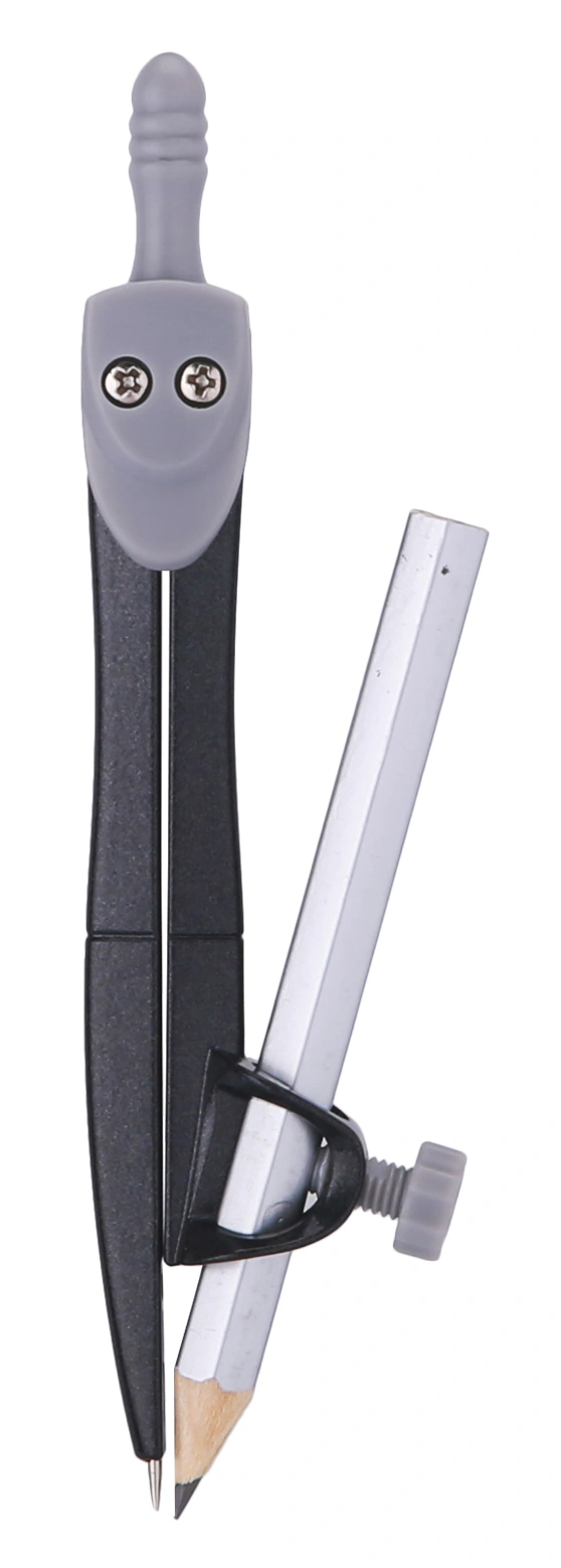 Циркуль Deli EG20804 металл в компл.:карандаш (Только Упаковками 12)