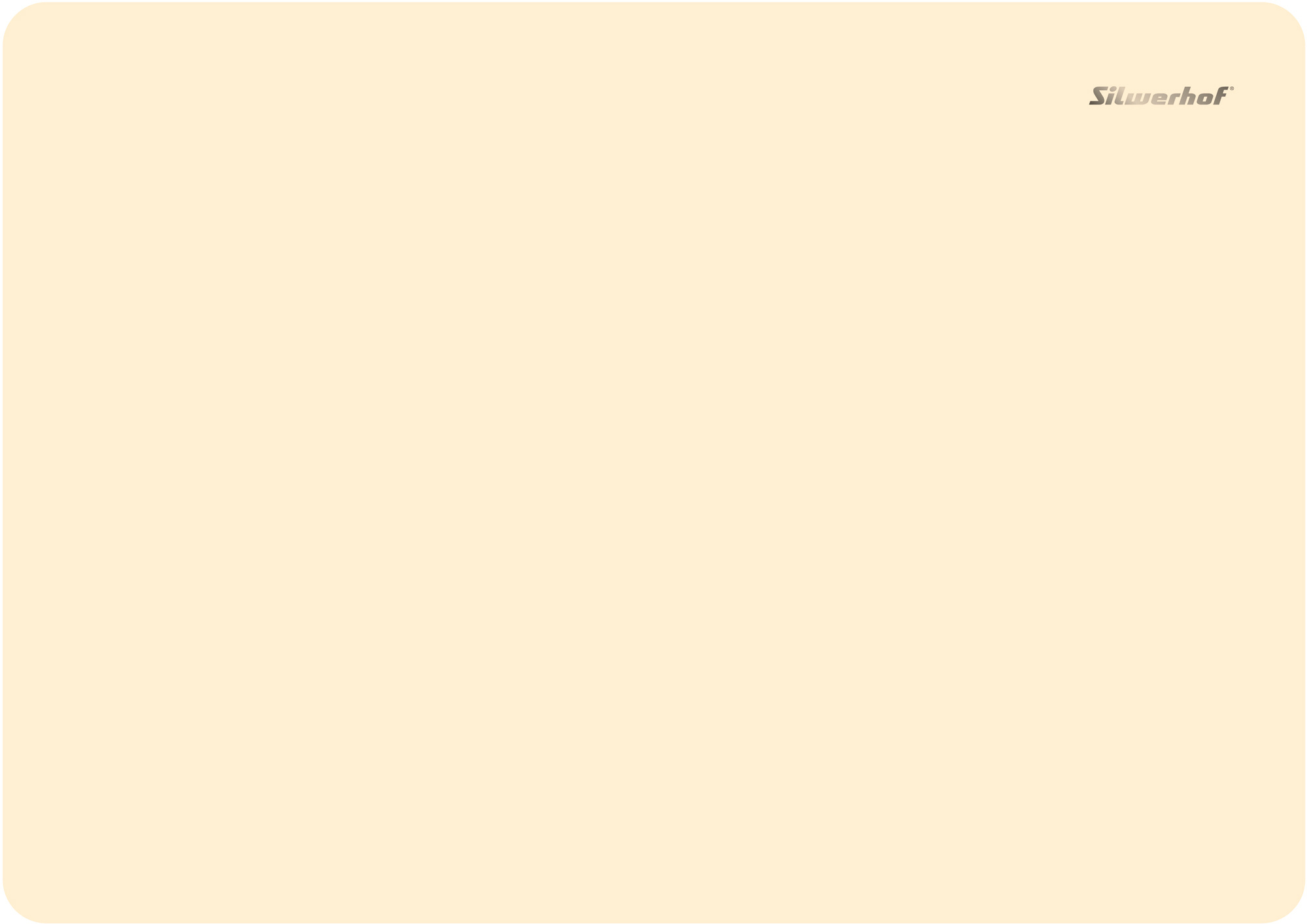 Доска для лепки Silwerhof 957017 Pearl прямоугольная A4 пластик кремовый (Только Упаковками 10)