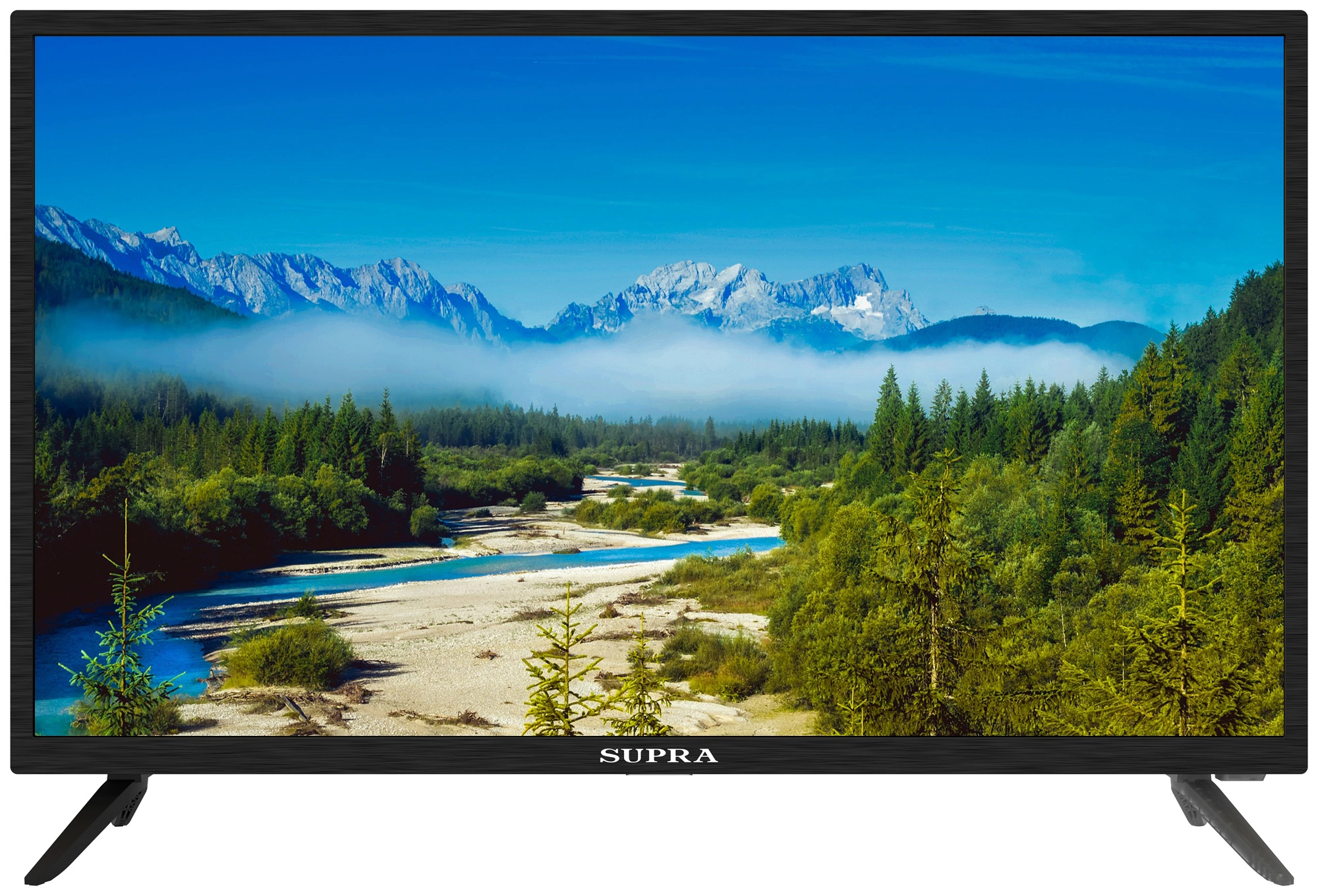 Телевизор LED Supra 32" STV-LC32ST0045W черный HD 60Hz DVB-T DVB-T2 DVB-C WiFi Smart TV (RUS)