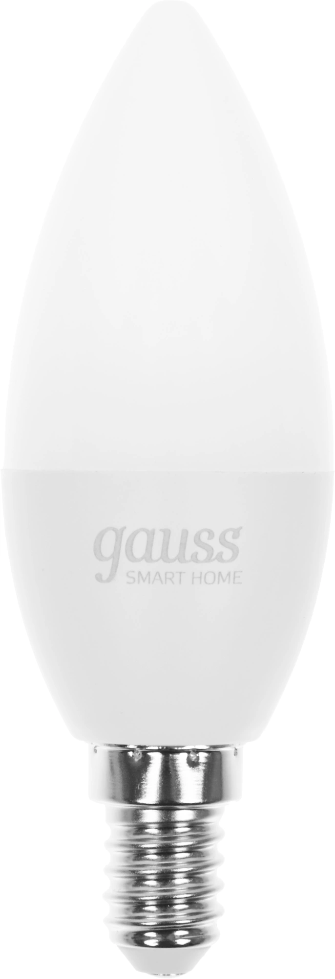 Умная лампа Gauss IoT Smart Home E14 5Вт 470lm Wi-Fi (упак.:1шт) (1110112)