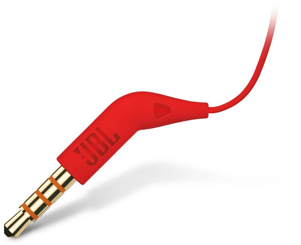 Гарнитура внутриканальные JBL Tune 110 1.2м красный проводные в ушной раковине (JBLT110RED)