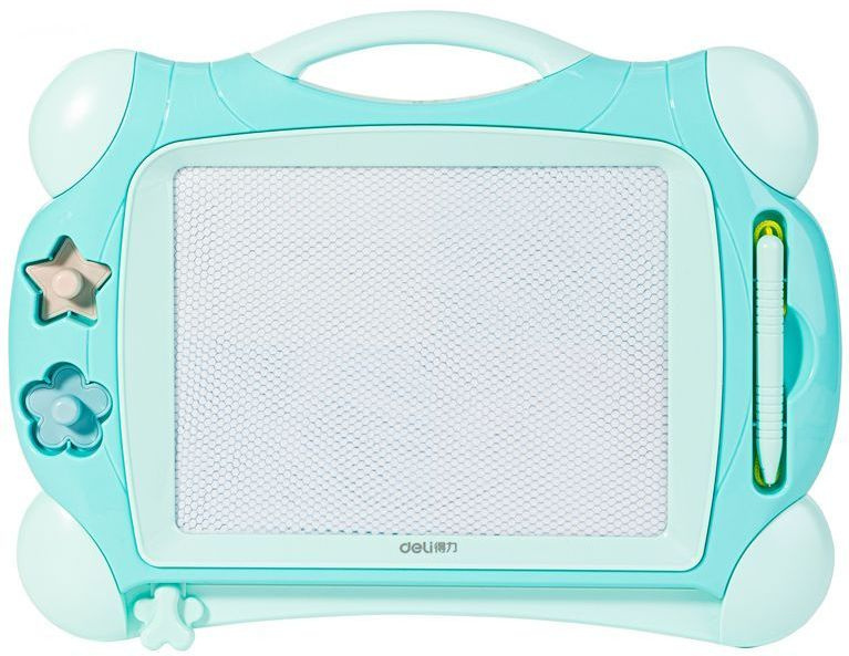 Доска для рисования Deli 50302BLUE магнитные прямоугольная 32.5х25.4мм синий (Только Упаковками 48)