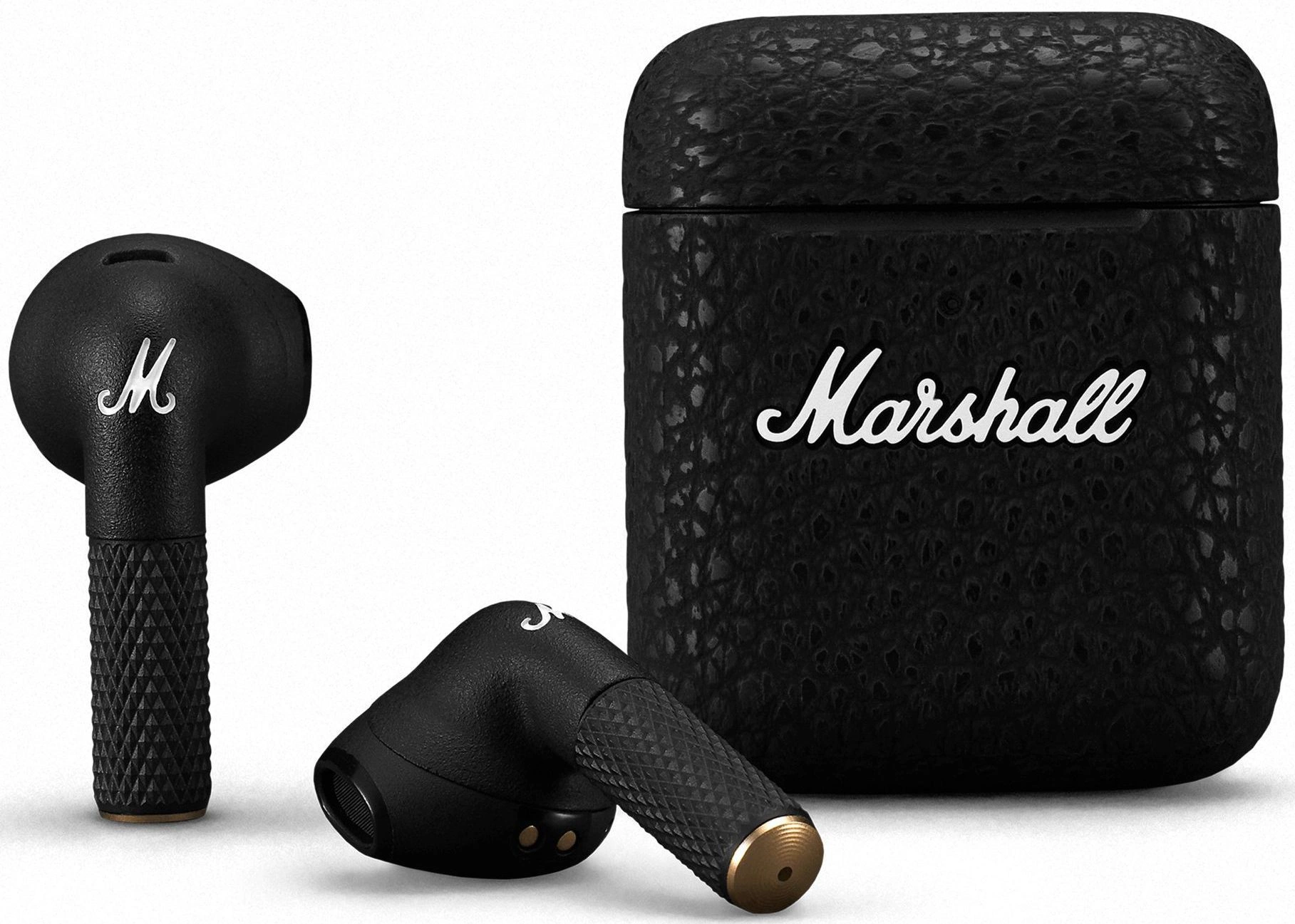 Гарнитура вкладыши Marshall Minor III черный беспроводные bluetooth в ушной раковине (MINOR III BLACK)