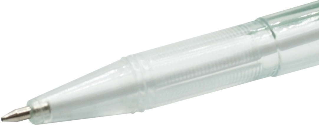 Ручка шариков. Silwerhof ECO зеленый d=0.7мм син. черн. на подставке сменный стержень линия 0.5мм кругл. (Только Упаковками 24)