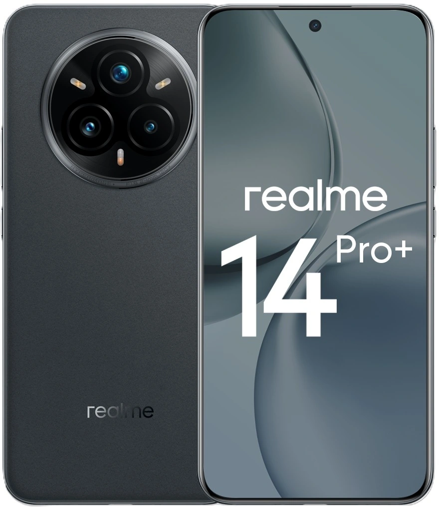 Смартфон Realme RMX5051 14 Pro+ 256Gb 8Gb серый моноблок 3G 4G 2Sim 6.83" 1272x2800 Android 14 50Mpix 802.11 a/b/g/n/ac/ax NFC GPS GSM900/1800 GSM1900 Protect