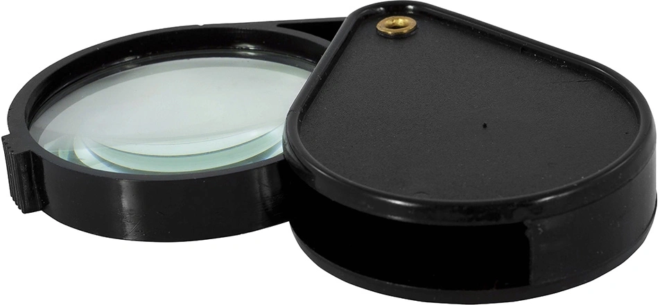 Лупа Silwerhof Daily складная d=50мм x6 черный коробка (Только Упаковками 12)