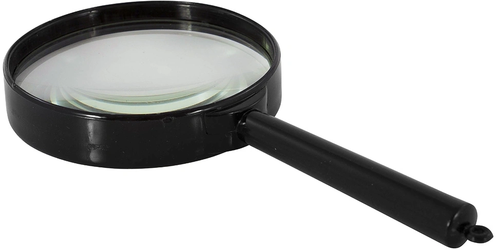 Лупа Silwerhof Daily d=75мм x5 черный коробка (Только Упаковками 12)