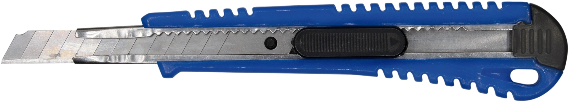 Нож канцелярский Silwerhof Daily шир.лез.9мм фиксатор усиленный пластик ассорти блистер (Только Упаковками 60)