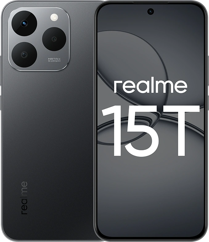 Смартфон Realme RMX5111 15T 256Gb 12Gb титан моноблок 3G 4G 6.78" 1264x2780 Android 15 50Mpix 802.11 a/b/g/n/ac NFC GPS GSM900/1800 GSM1900