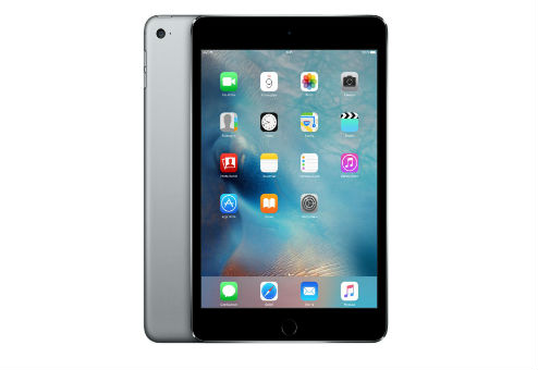 Планшет Apple iPad mini 4 MK9N2RU/A A8 (1.0) 2C/RAM2Gb/ROM128Gb 7.9" IPS 2048x1536/iOS/темно-серый/8Mpix/1.2Mpix/BT/WiFi/Touch/10hr
