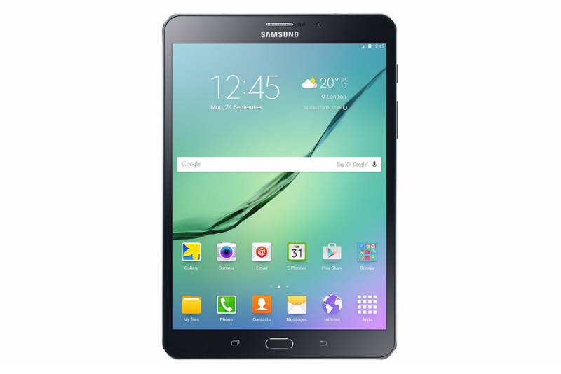 Планшет Samsung Galaxy Tab S2 SM-T719 (1.9) 8C/RAM3Gb/ROM32Gb 8" Super AMOLED 2048x1536/3G/4G/Android 6.0/черный/8Mpix/2.1Mpix/BT/GPS/WiFi/Touch/microSD 128Gb/minUSB/4000mAh