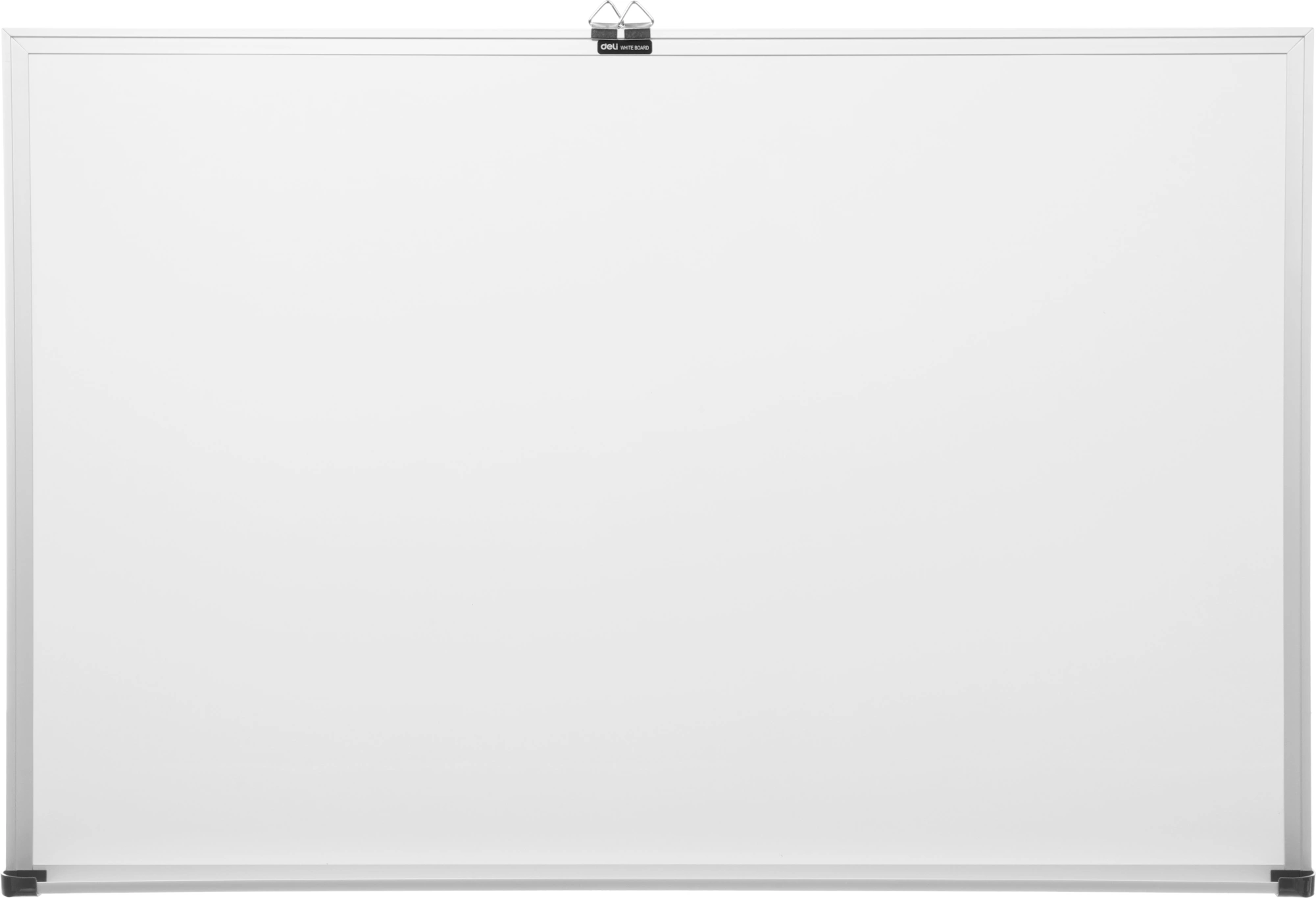 Доска магнитно-маркерная Deli E7816 лак белый 60x90см алюминиевая рама сталь