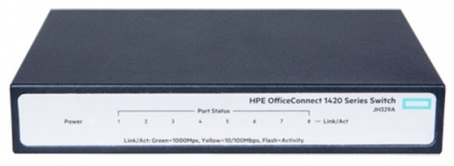 Кoммутaтop HPE OfficeConnect 1420 JH329A 8G нeупpaвляeмый