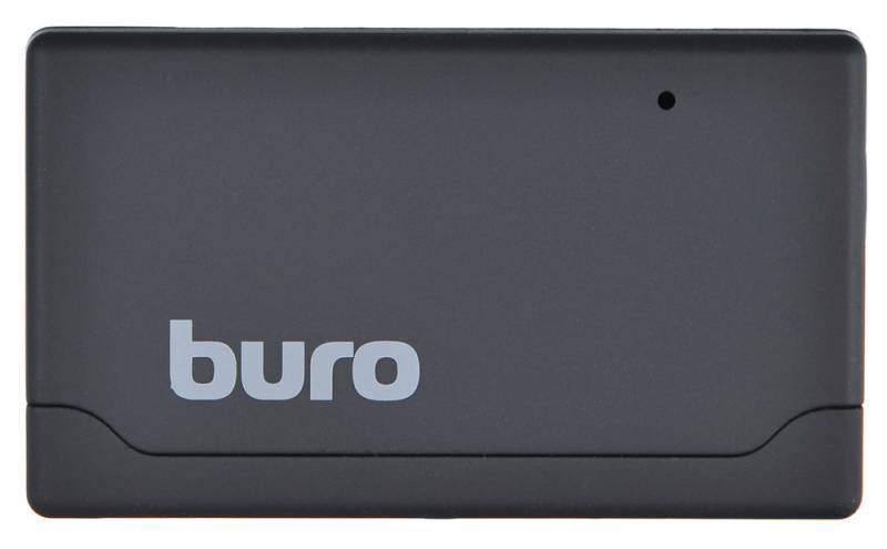 Устpoйствo чтeния кapт пaмяти USB2.0 Buro BU-CR-171 чepный