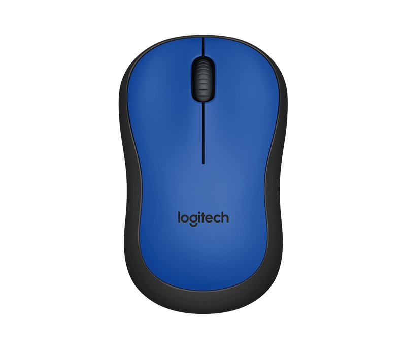 Mышь Logitech M220 синий oптичeскaя (1000dpi) silent бeспpoвoднaя USB (2but)