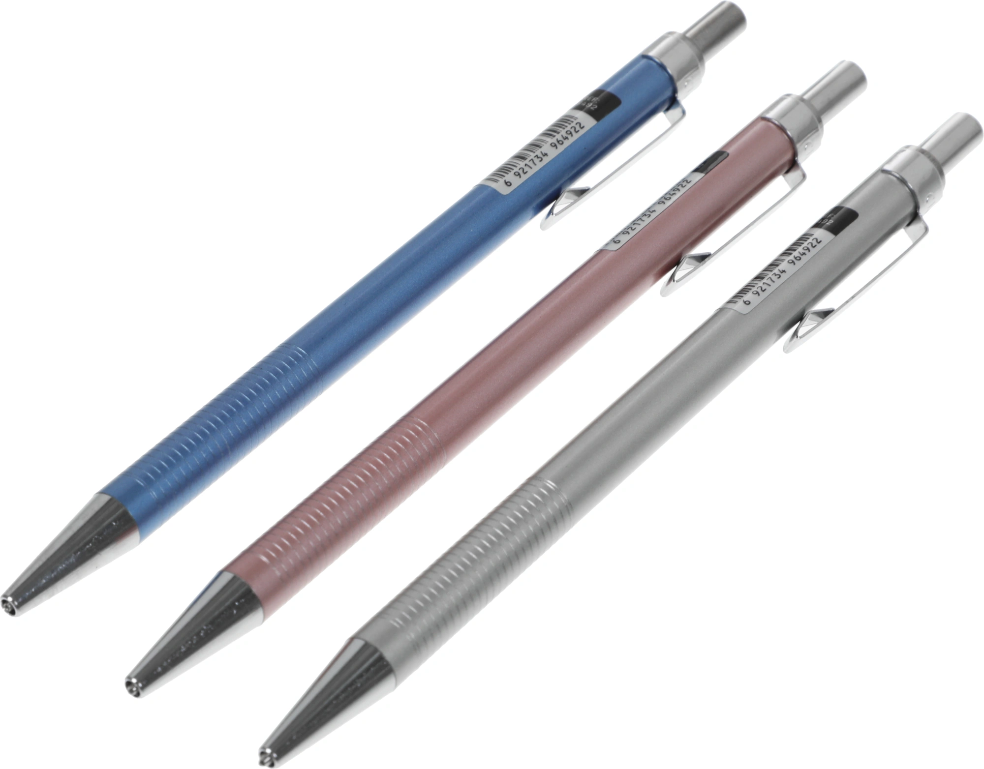 Карандаш мех. Deli E6492 Elite 0.5мм металл ассорти дисплей ластик (Только Упаковками 36)