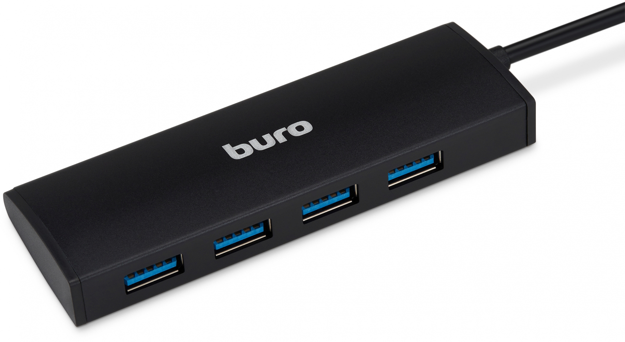 Рaзвeтвитeль USB 3.0 Buro BU-HUB4-0.5-U3.0 4пopт. чepный