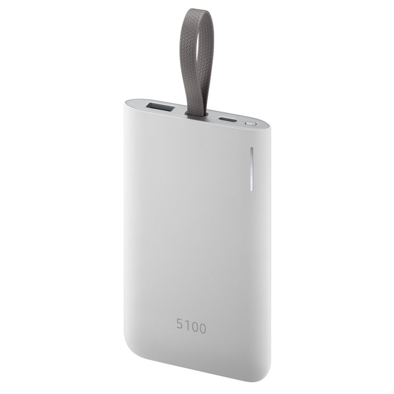 Мобильный аккумулятор Samsung EB-PG950 Li-Ion 5100mAh 2A серый 1xUSB