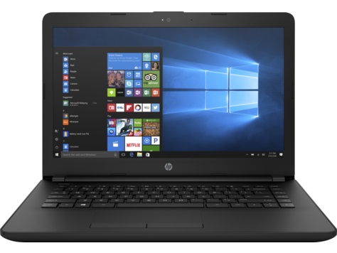 Ноутбук HP 14-bs024ur Core i5 7200U/6Gb/1Tb/DVD-RW/AMD Radeon 520 4Gb/14"/SVA/HD (1366x768)/Windows 10 64/black/WiFi/BT/Cam/2850mAh