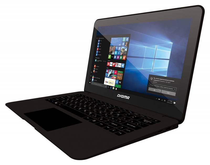 Ноутбук Digma CITI E210 Atom X5 Z8350/2Gb/SSD32Gb/Intel HD Graphics 400/11.6"/TN/HD (1366x768)/Windows 10 Home Multi Language 64/black/WiFi/BT/Cam/7600mAh