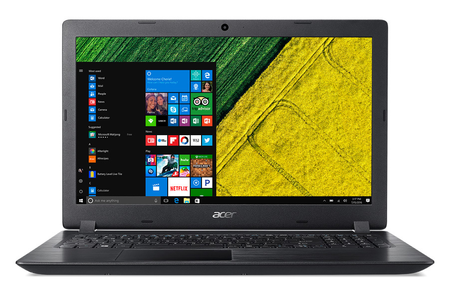 Ноутбук Acer Aspire A315-21-60M9 A6 9220/4Gb/500Gb/AMD Radeon R4/15.6"/HD (1366x768)/Windows 10 Home/black/WiFi/BT/Cam/4810mAh