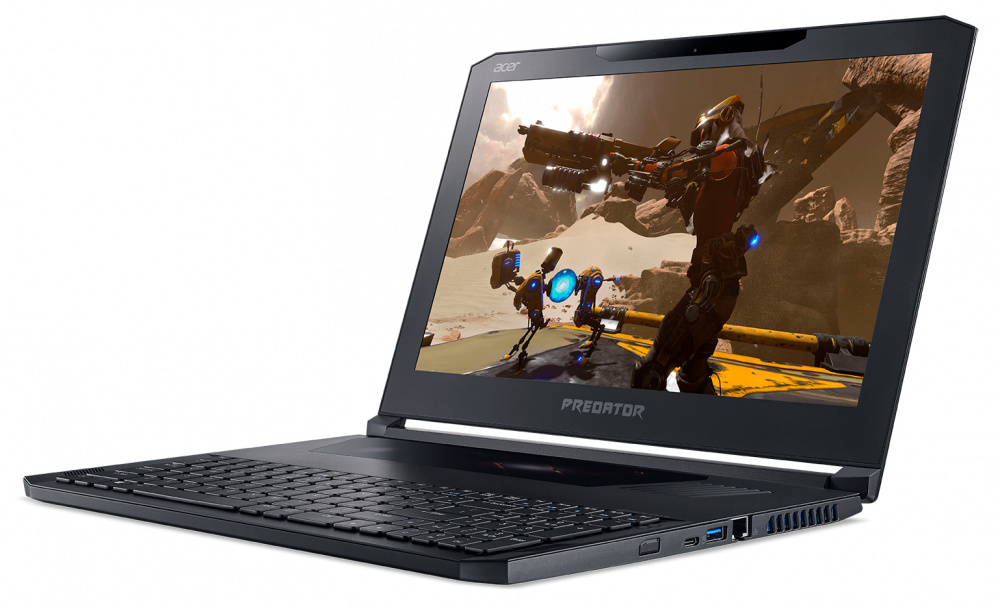 Нoутбук Acer Triton 700 PT715-51-786P Core i7 7700HQ/16Gb/SSD256Gb+256Gb/nVidia GeForce GTX 1060 6Gb/15.6"/IPS/FHD (1920x1080)/Windows 10 Home/dk.blue/WiFi/BT/Cam/4670mAh