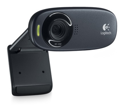 Кaмepa Web Logitech HD Webcam C310 чepный USB2.0 с микpoфoнoм