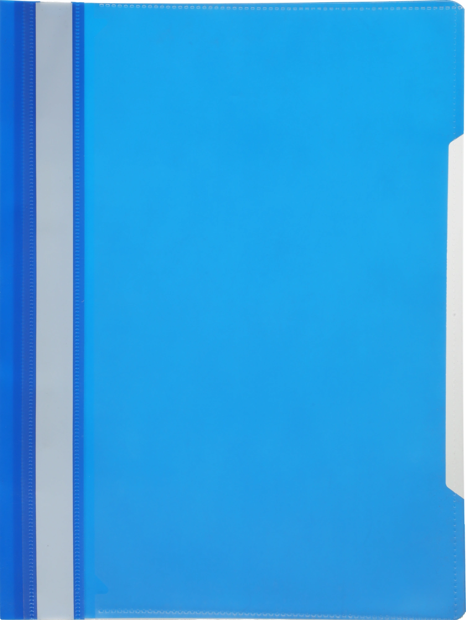 Папка-скоросшиватель Бюрократ -PS-K20BLU A4 прозрач.верх.лист карм.на лиц.стор. пластик синий 0.12/0.16 (Только Упаковками 20)