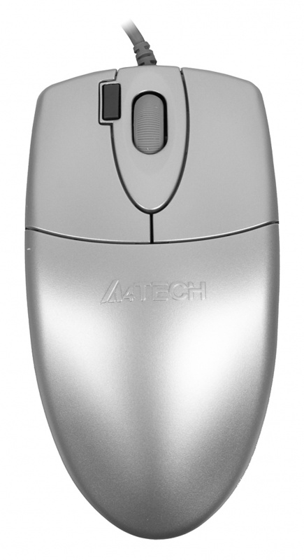 Мышь A4 OP-620D серебристый оптическая (1000dpi) USB (3but)