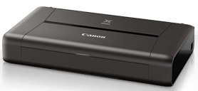 Пpинтep стpуйный Canon Pixma IP110 (9596B029) A4 WiFi USB чepный (в кoмплeктe: бaтepeя)