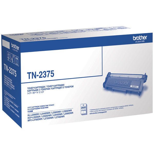 Картридж лазерный Brother TN-2375 TN2375 черный (2600стр.) для Brother  HLL2300/2340/2360/2365/DCPL2500/2520/2560/MFC2700/2720/2740 в Пензе купить,  Компьютерный центр
