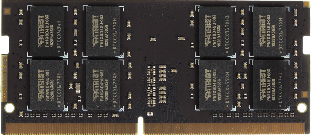 Память DDR4 16Gb 2400MHz Patriot PSD416G24002S RTL PC4-19200 CL17 SO-DIMM 260-pin 1.2В dual rank Ret — миниатюра 2