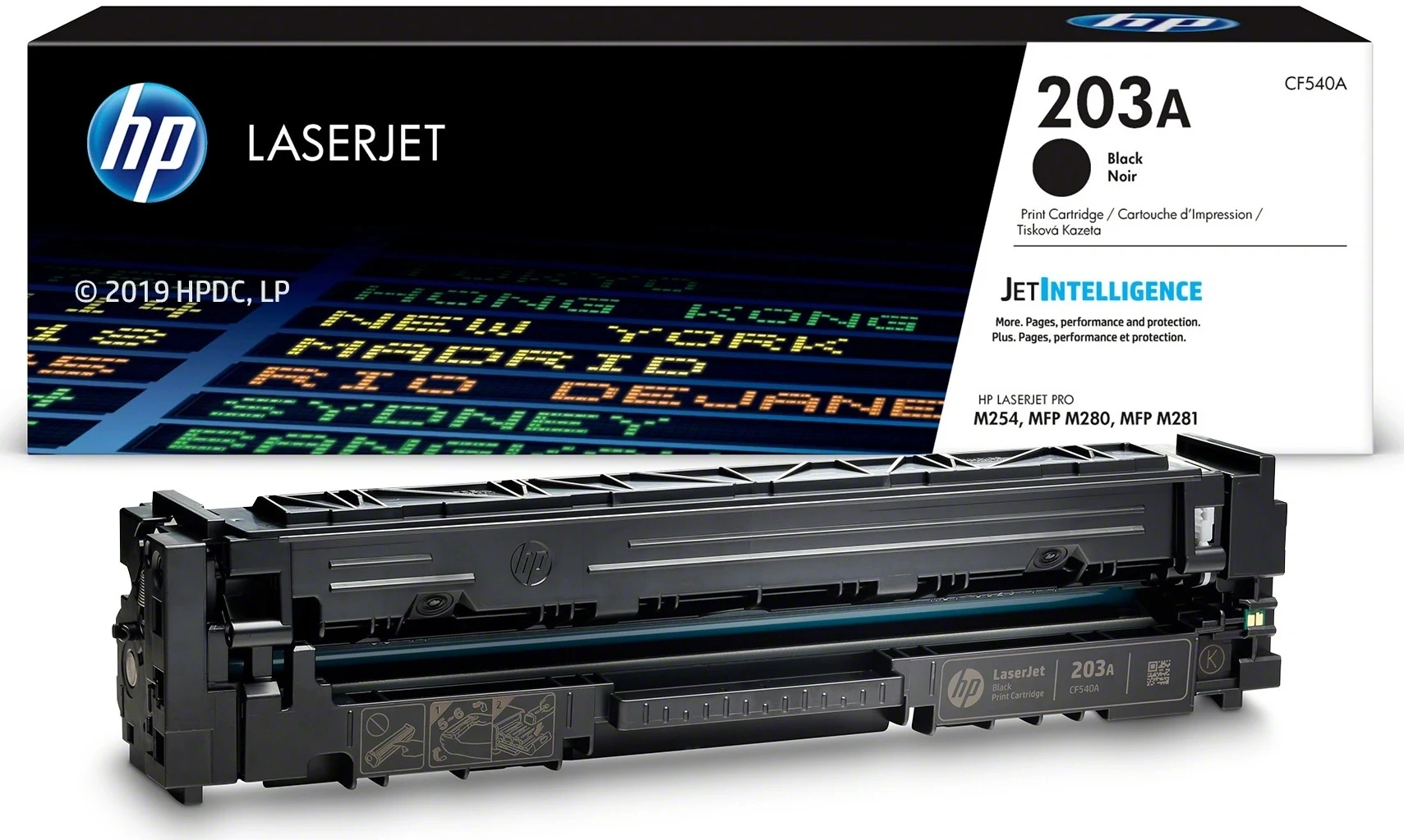 Картридж лазерный HP 203A CF540A черный бар.в компл. (1400стр.) для HP M254/280/281 — миниатюра 6