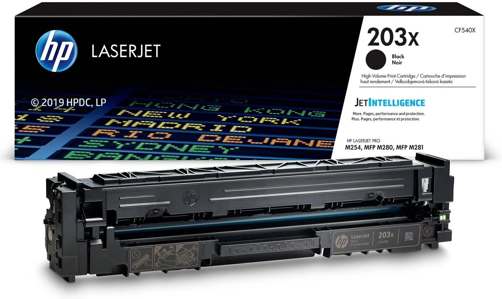 Картридж лазерный HP 203X CF540X черный бар.в компл. (3200стр.) для HP M254/280/281 — миниатюра 6