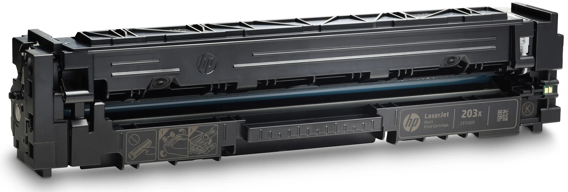 Картридж лазерный HP 203X CF540X черный бар.в компл. (3200стр.) для HP M254/280/281 — миниатюра 8